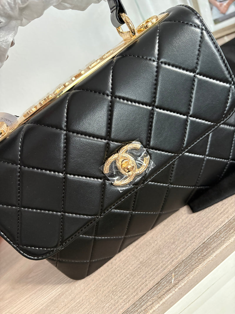 Channel Tasche echtes Leder