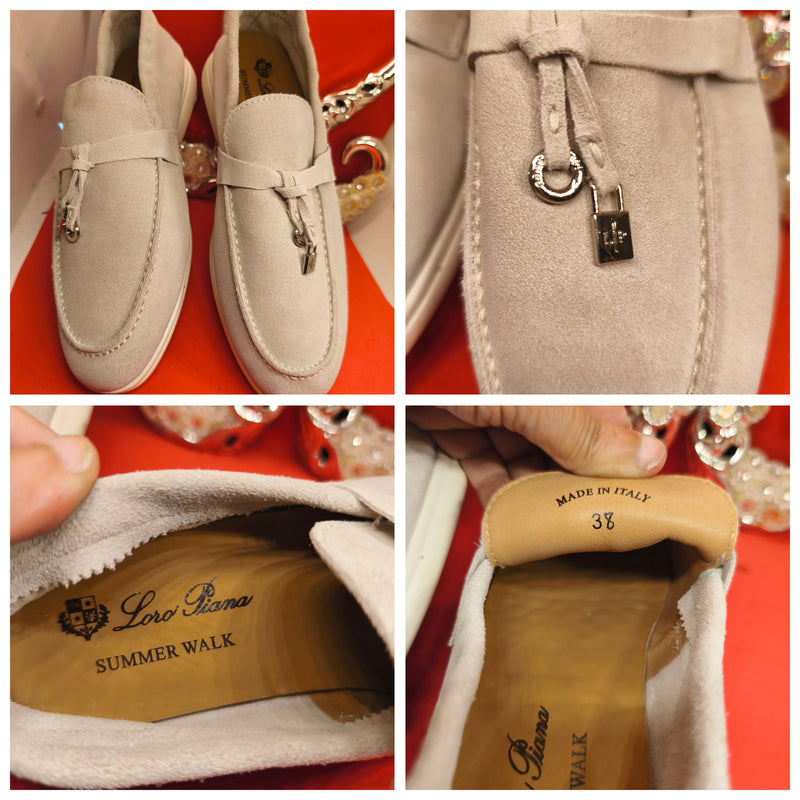 Loro piana Schuhe beige /grau