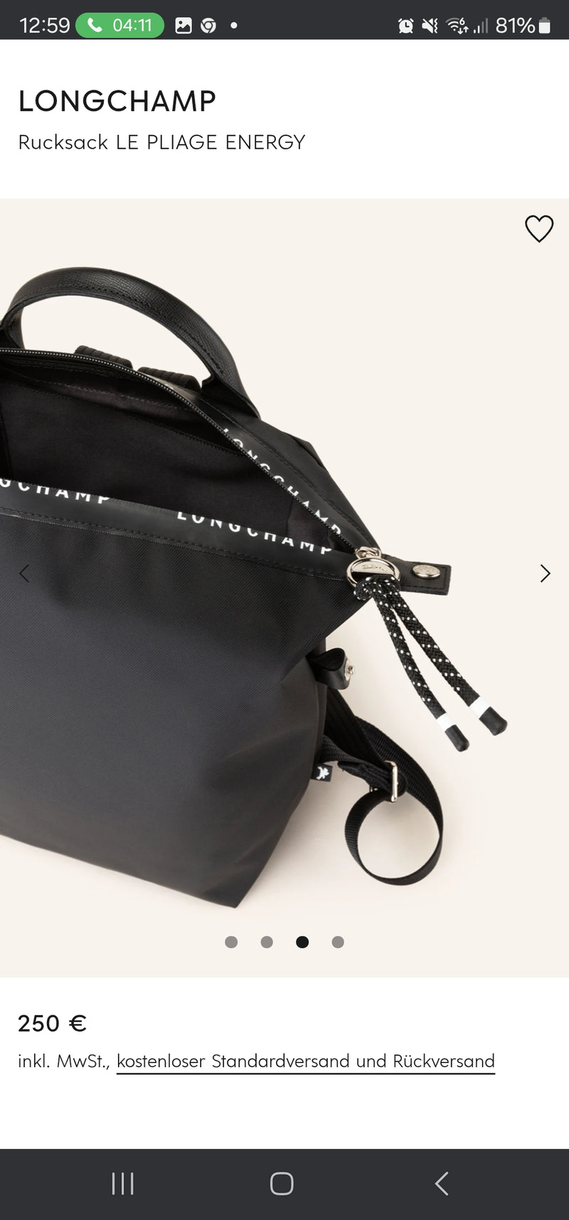 Rucksack Tasche