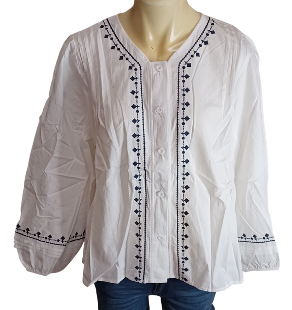 Damen Bluse im Boho-Stil Gr.L