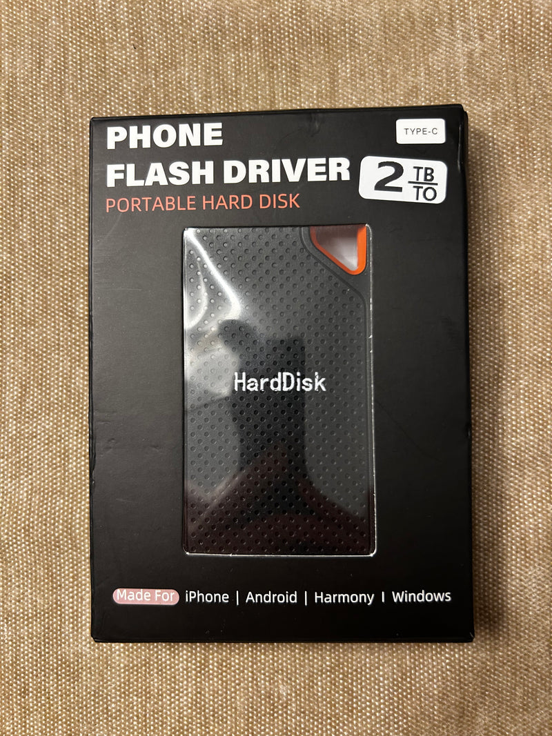 Externe Festplatte-SSD Portable Design 2TB