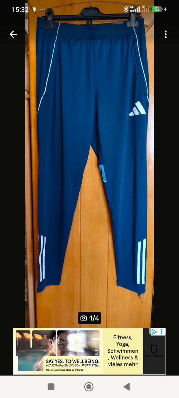 Original adidas laufhose slim in M