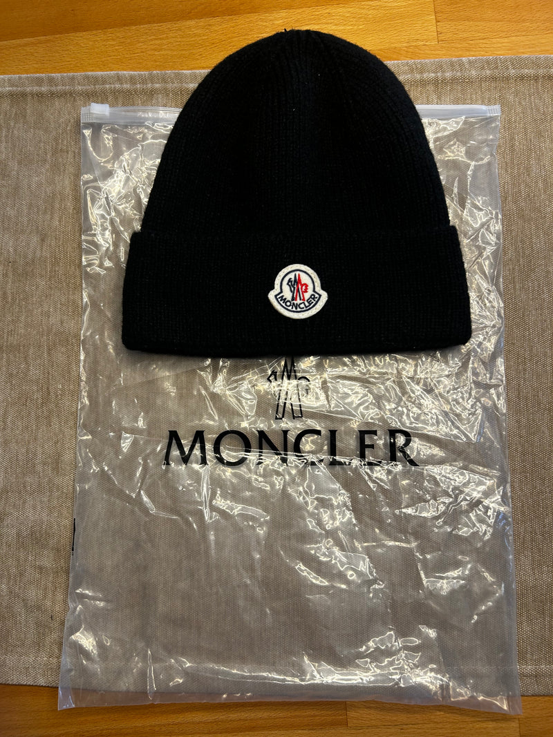 Moncler Mütze schwarz