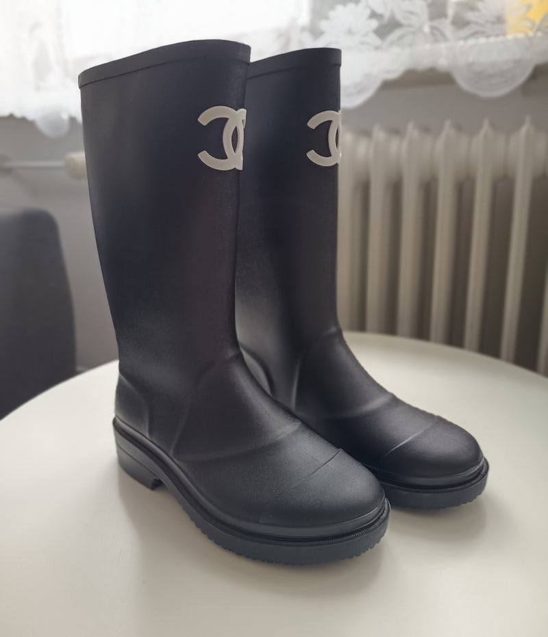 Gummistiefel Chanel