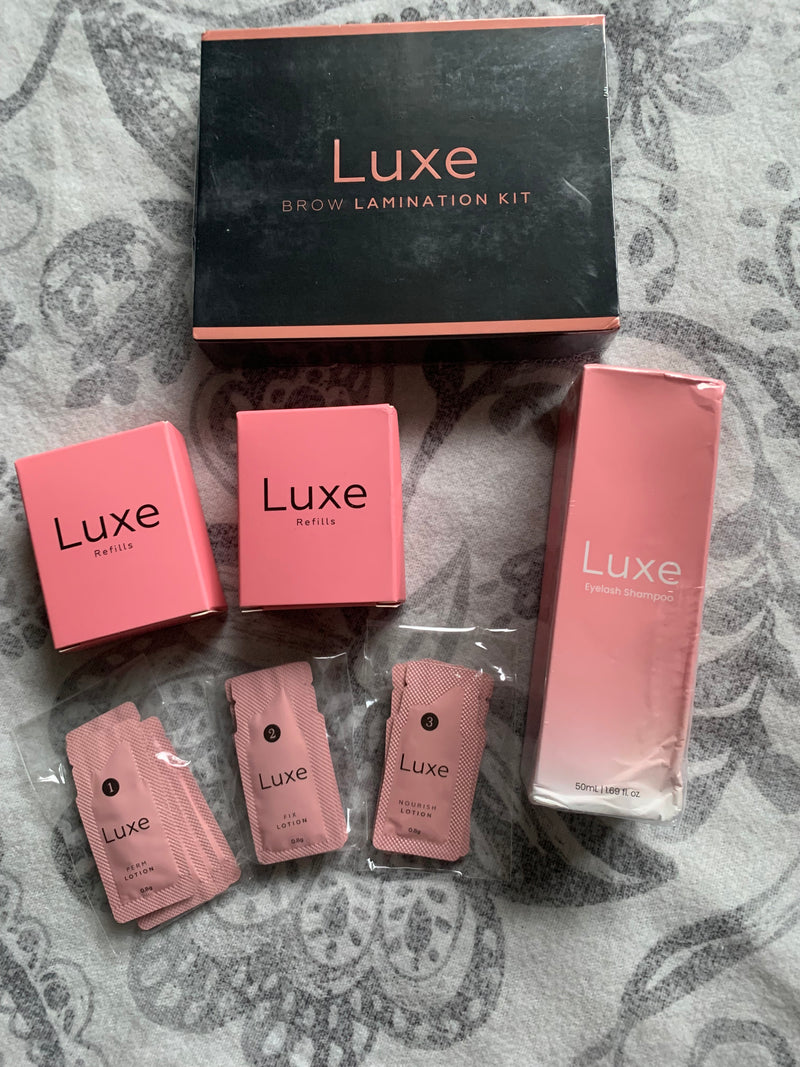 Augenbrauen Lamination Kit, 2x Nachfüller und Wimpernshampoo