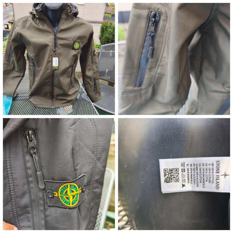 Ubergangsjacke neu in khaki