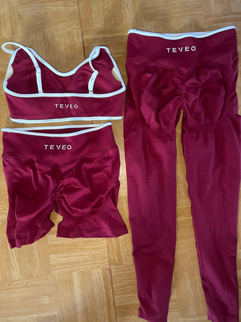 Yoga Fitness Set Gr.M. Bordeaux