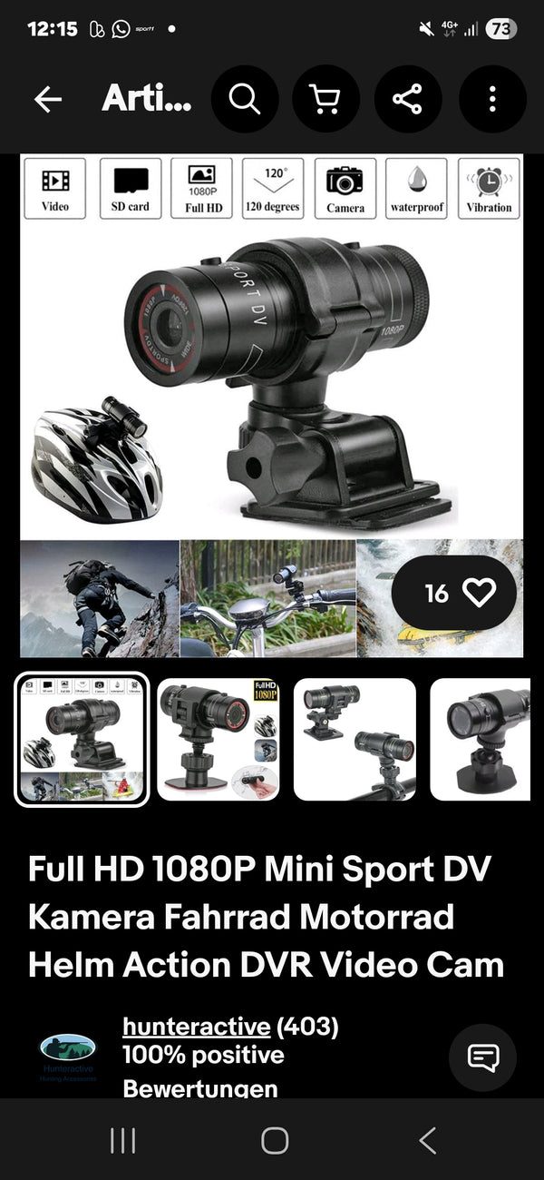 Dv Aktion camera