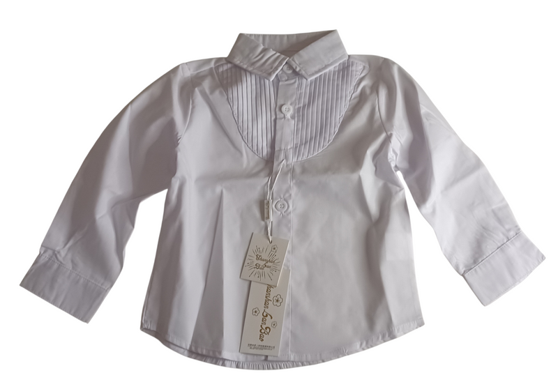 Weisses Jungen Hemd Gr.90 neu