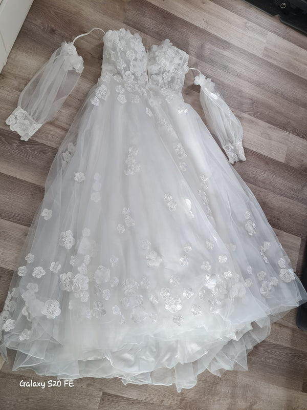 Brautkleid Größe L