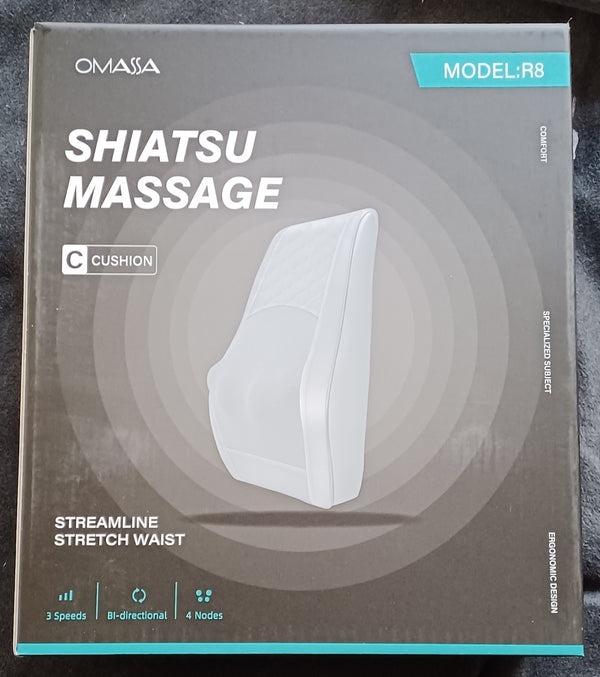 Omassa Shiatsu Massagekissen neu