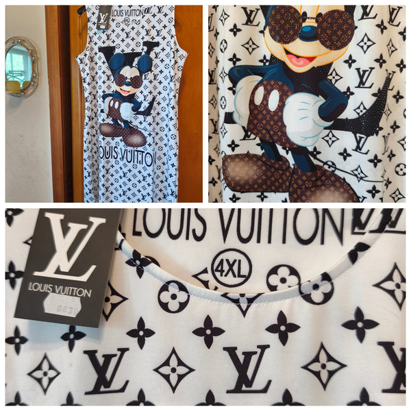 Kleid im lv style neu