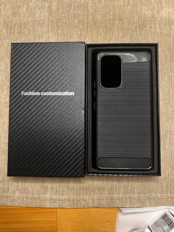 Samsung Galaxy A33 5G Kohlefaser Cover Gebürstet