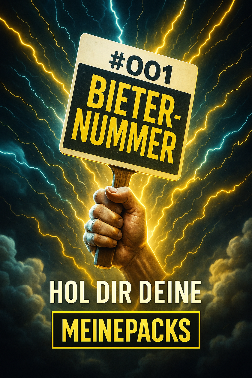 Bieternummer, einmal kaufen - immer nutzen